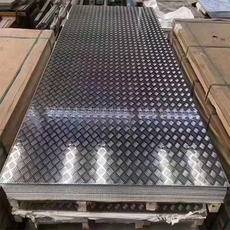 Placa cuadriculada de aluminio 3003 5052 5754