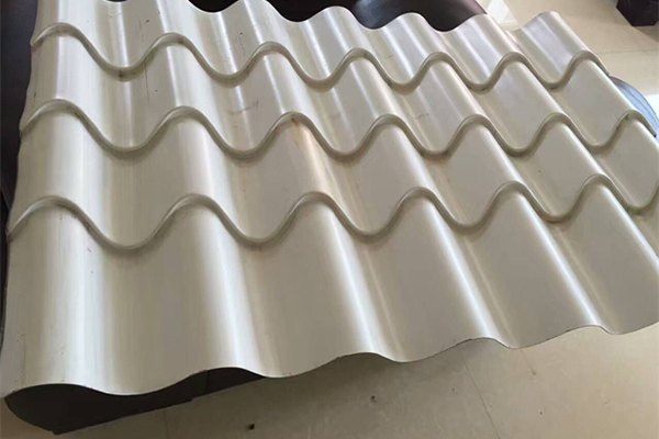 Chapa ondulada de aluminio