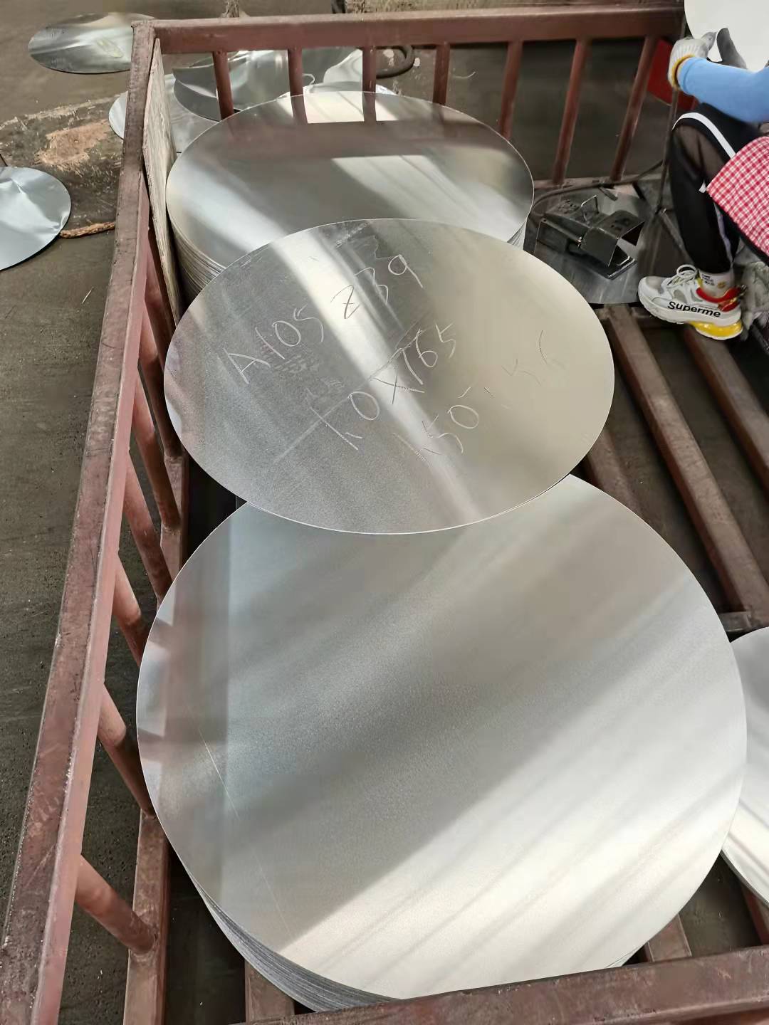 Disco de oblea de aluminio para utensilios de cocina